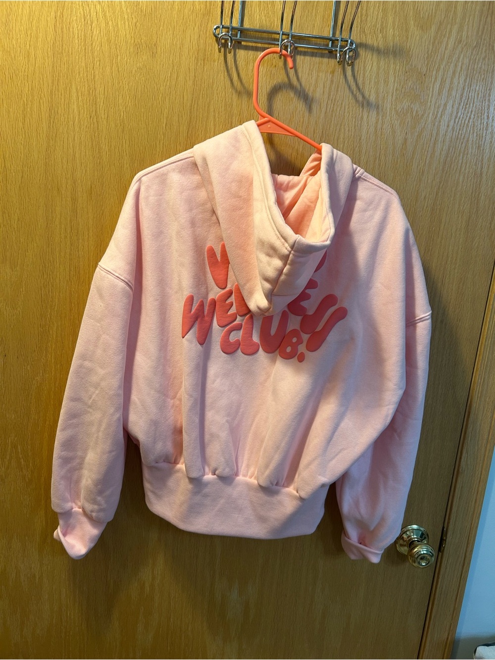 Wilo NWT Pinkish peach colorZip-Up Hoodie Jacket - Picture 5 of 5